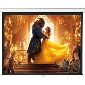 AOV 4:3 手拉掛牆式投影幕 多尺寸選擇 (Manual Projection Screen)